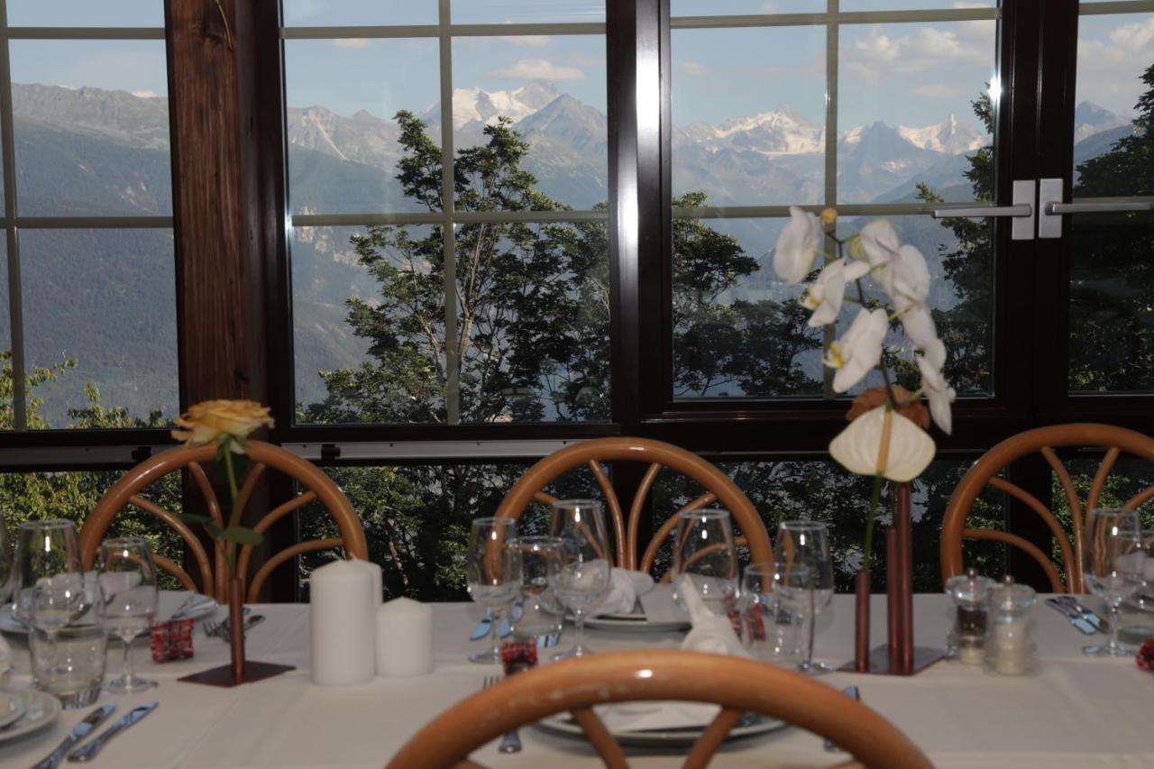 Hotel-Restaurant Le Mont Paisible, Crans-Montana Luaran gambar